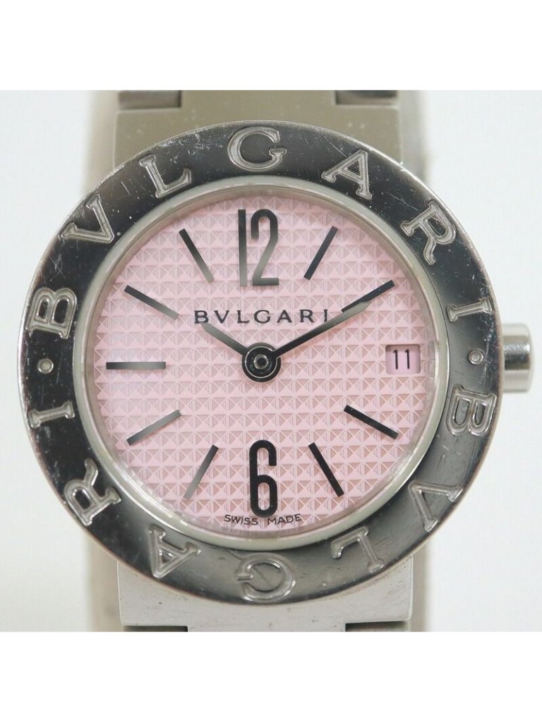 Bvlgari 23 Ss Quartz Pink Dial Bracelet